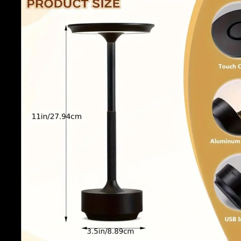 LED Touch Lamp, NWT